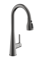 Смеситель для кухни BELZ B816 B74816-3 оружейная сталь