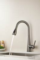 Смеситель для кухни BELZ B816 B74816-3 оружейная сталь