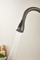 Смеситель для кухни BELZ B816 B74816-3 оружейная сталь