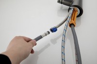 Смеситель для кухни BELZ B816 B74816-3 оружейная сталь