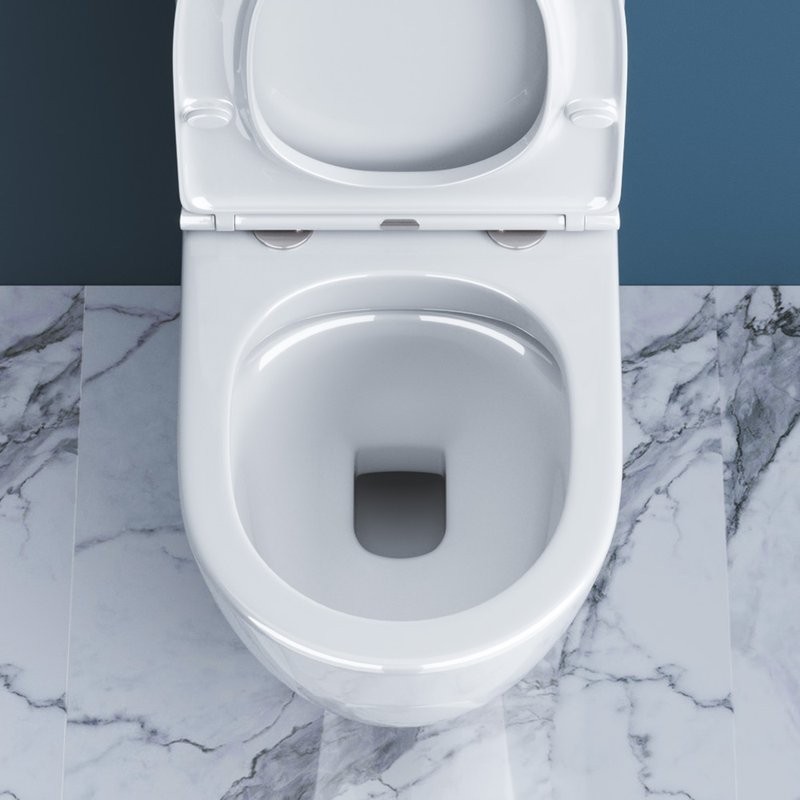 Унитаз-компакт напольный BelBagno Sfera-r BB2141CPR безободковый, крышка BB870SC с микролифтом, бачок BB2141T