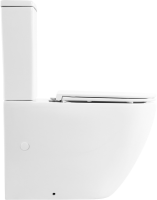 Унитаз-компакт напольный BelBagno Sfera-r BB2141CPR безободковый, крышка BB870SC с микролифтом, бачок BB2141T