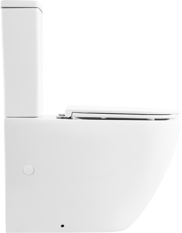 Унитаз-компакт напольный BelBagno Sfera-r BB2141CPR безободковый, крышка BB870SC с микролифтом, бачок BB2141T