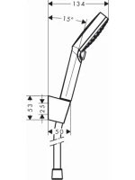 Душевой гарнитур Hansgrohe Crometta Vario 26691400 1,25 м