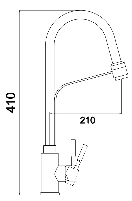 Смеситель для кухни Fmark FS26829-01 сатин