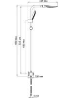 Душевая стойка Wasserkraft A045