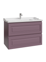 Тумба с раковиной Caprigo Wales Смальти 90 лиловая