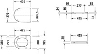 Унитаз подвесной Duravit Starck 3 2200090000 с микролифтом