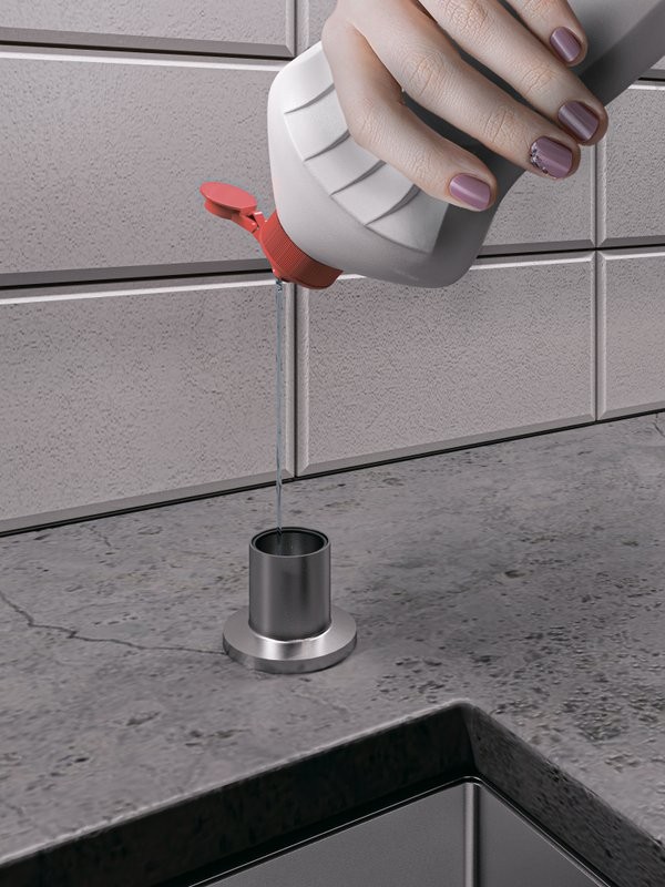 Дозатор для кухонной мойки Emar Steel ЕД-401 Satin