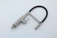 Смеситель для кухни Gappo G4098-25 с гибким изливом, сатин