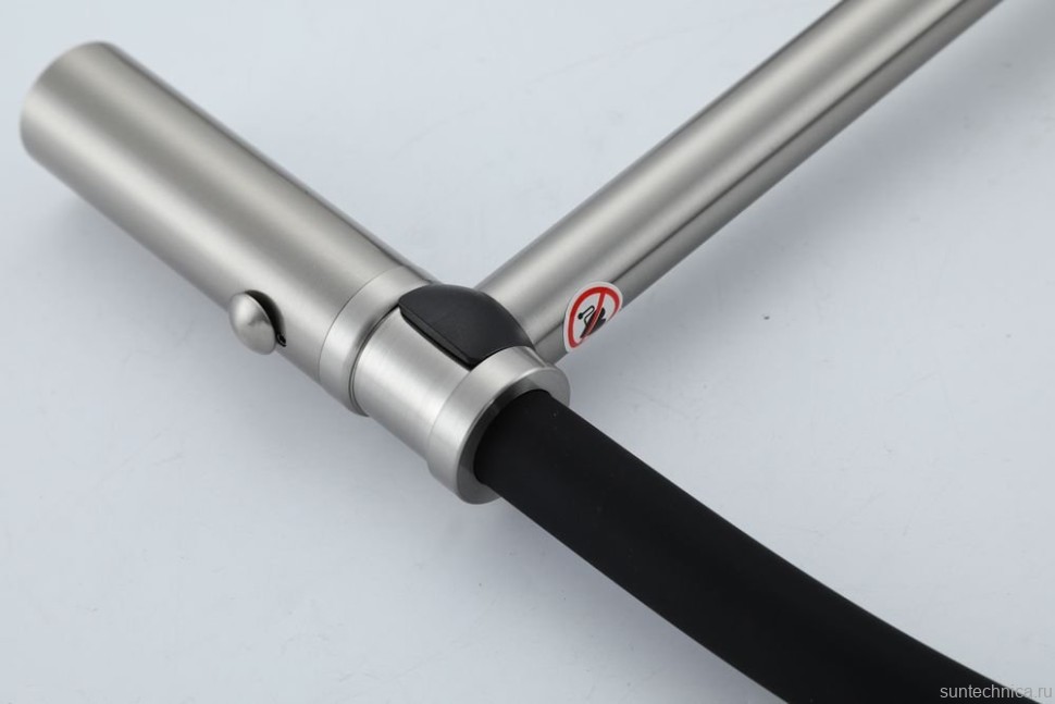 Смеситель для кухни Gappo G4098-25 с гибким изливом, сатин