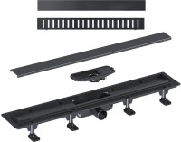Душевой трап Good Door ТЛ00036 84,5x5,3 см, черный