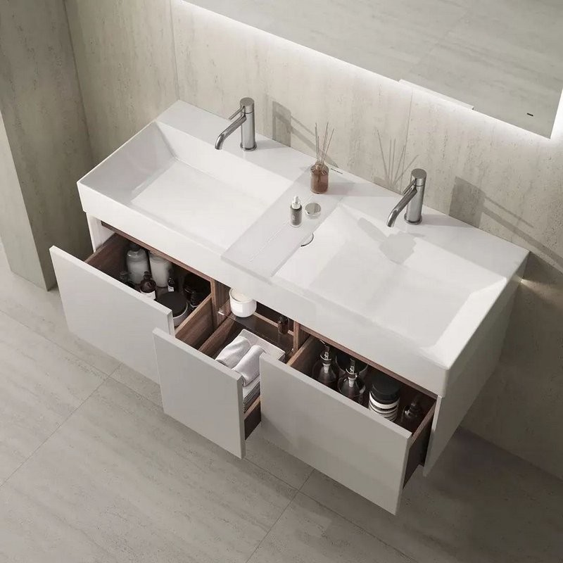 Тумба с раковиной KERAMA MARAZZI Grande 120 архитектурный серый