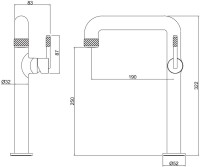 Смеситель для раковины Allen Brau Reality 5.32002-00 Смеситель для раковины Allen Brau Reality 5.32002-00