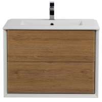 Тумба с раковиной Cezares Bellagio 70 rovere tabacco