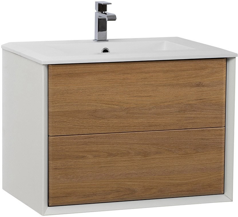 Тумба с раковиной Cezares Bellagio 70 rovere tabacco