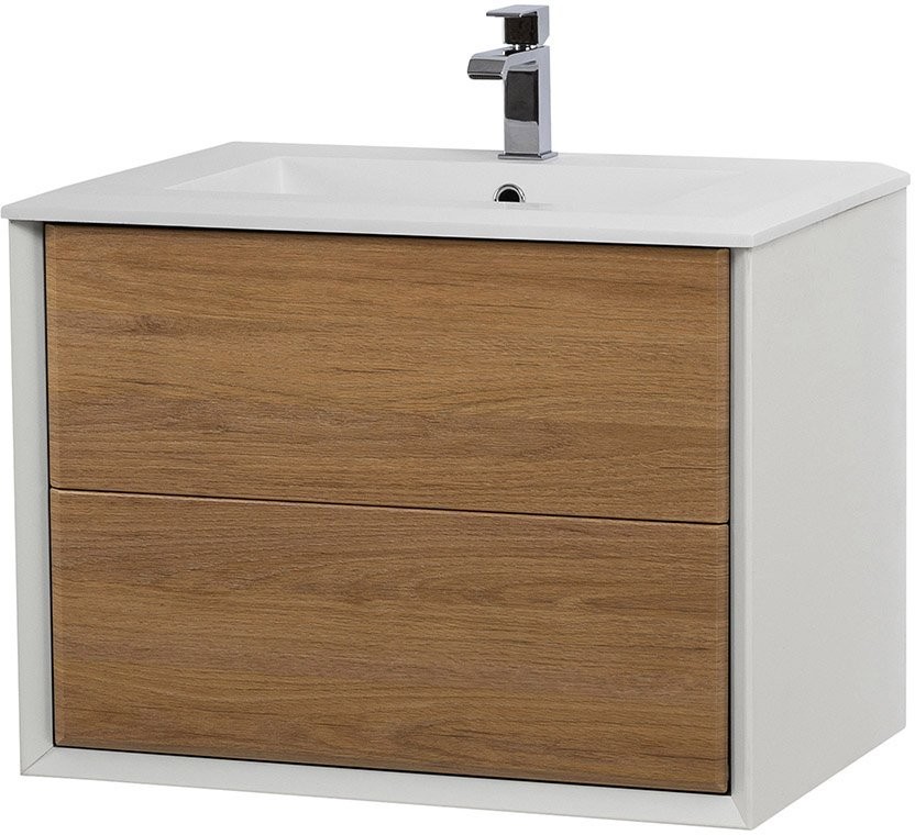 Тумба с раковиной Cezares Bellagio 70 rovere tabacco