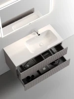 Мебель для ванной комнаты Sancos Snob T 100 см, R, doha soft