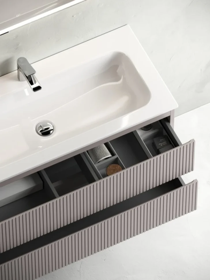 Мебель для ванной комнаты Sancos Snob T 100 см, R, doha soft