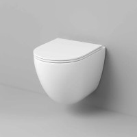 Унитаз подвесной Grossman Торнадо GR-4455SQC безободковый, с микролифтом