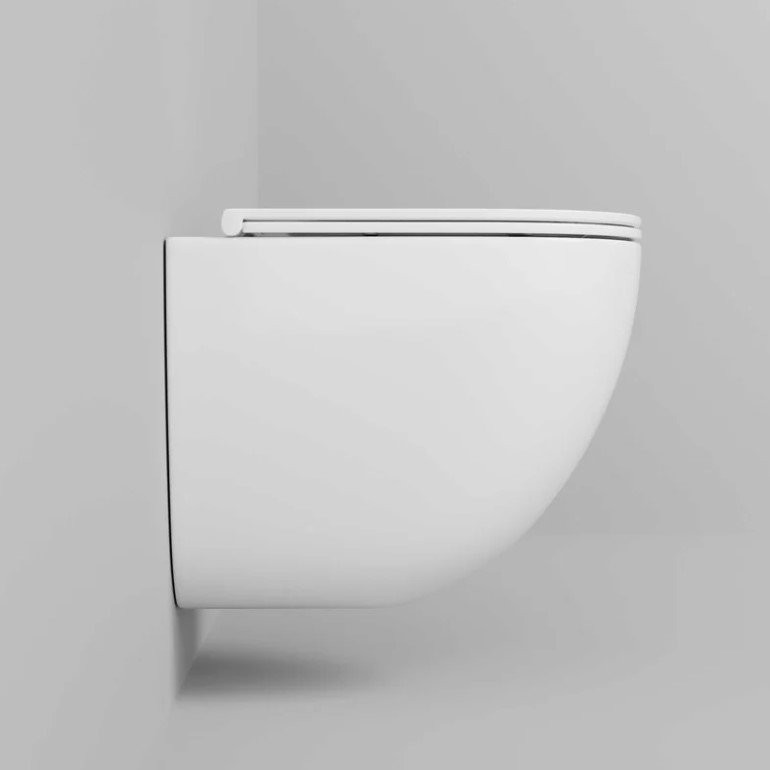 Унитаз подвесной Grossman Торнадо GR-4455SQC безободковый, с микролифтом