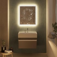Мебель для ванной комнаты KERAMA MARAZZI Logica 70 подвесная, песчаная, с отверстием под дозатор