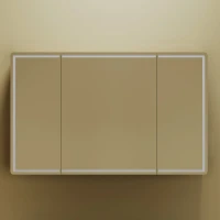 Зеркало-шкаф Sancos Mirror 120, с подсветкой, дуб чарльстон