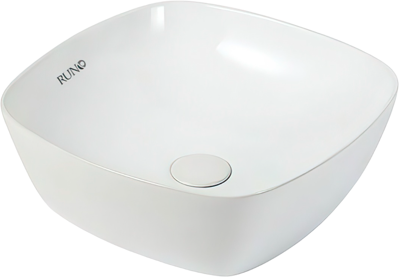 Тумба с раковиной Runo Мальта 70 подвесная, розовая, бежевая