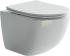 Комплект Унитаз подвесной Ceramica Nova Forma CN3009 безободковый, с микролифтом + Система инсталляции для унитазов Envision CN1001B с кнопкой смыва и шумоизоляционной панелью