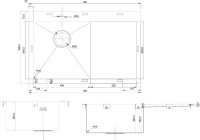 Мойка кухонная Seaman Eco Marino SMV-780R light gold Мойка кухонная Seaman Eco Marino SMV-780R light gold
