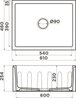 Комплект Мойка Omoikiri Mikura 61-WH Glossy белая + Измельчитель Nagare slim 900 Комплект Мойка Omoikiri Mikura 61-WH Glossy белая + Измельчитель Nagare slim 900
