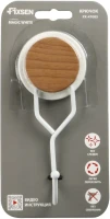 Крючок Fixsen Magic White FX-47005 одинарный, белый Крючок Fixsen Magic White FX-47005 одинарный, белый