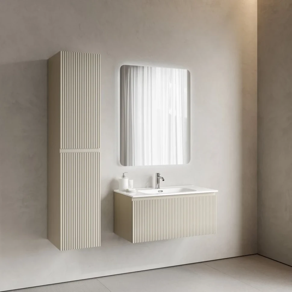 Тумба под раковину без столешницы Sancos Snob R 1.0 90 beige soft