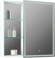 Зеркало-шкаф CONTINENT Aperio R 80х80 с подсветкой Зеркало-шкаф CONTINENT Aperio R 80х80 с подсветкой