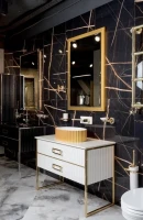 Зеркало Armadi Art Vallessi Dolce 105х70 gold