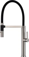 Смеситель для кухни Paulmark Leader Le214101-BS с гибким изливом, брашированная сталь
