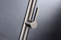 Смеситель для кухни Paulmark Leader Le214101-BS с гибким изливом, брашированная сталь