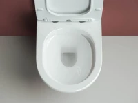 Комплект Унитаз подвесной Ceramicanova Forma CN3009 безободковый, с микролифтом + Инсталляция Envision CN1002W + Кнопка Flat, белая