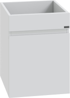 Тумба с раковиной СаНта Марс 38, R 1 ящик, подвесная, для стиральной машины