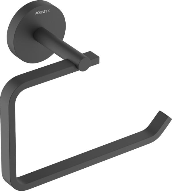 Держатель туалетной бумаги AQUATEK Бетта AQ4608MB матовый черный