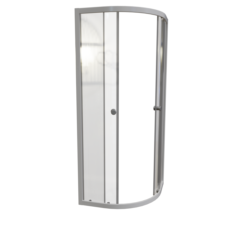 Душевой уголок Radomir Берген RD 100х100 см, профиль белый, стекло прозрачное