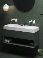 Тумба под раковину без столешницы Ravak Lite SD 120 серо-зеленая