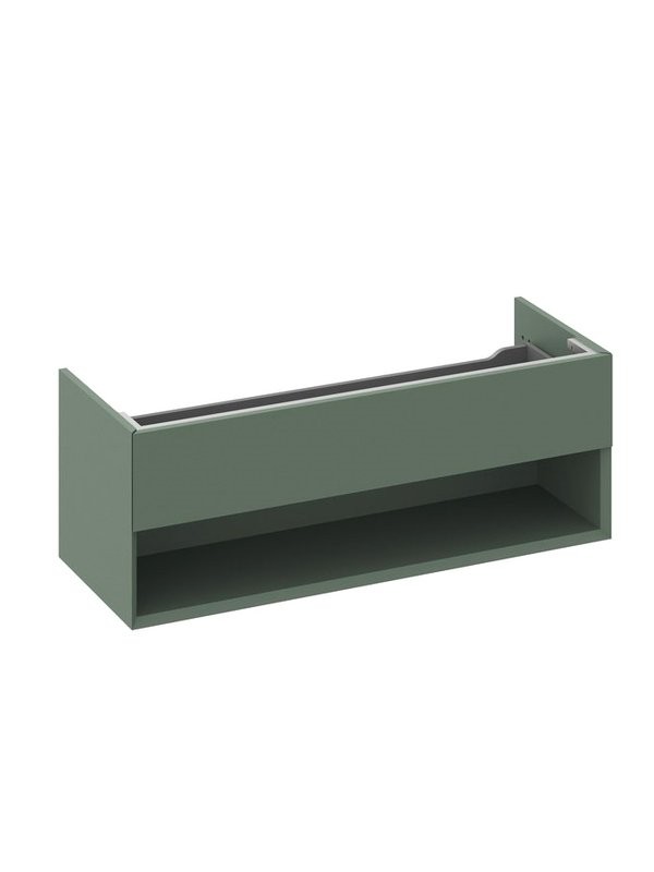 Тумба под раковину без столешницы Ravak Lite SD 120 серо-зеленая