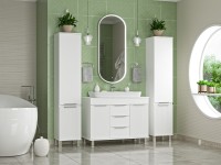 Мебель для ванной комнаты Brevita Enfida 100 напольная, белая