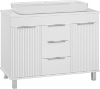 Мебель для ванной комнаты Brevita Enfida 100 напольная, белая