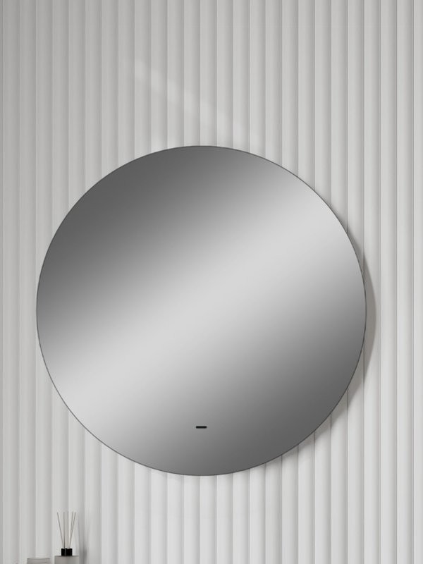 Зеркало круглое CONTINENT Ledh Ajour 100 см, сенсорное, с холодной подсветкой