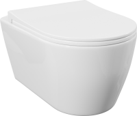 Комплект Унитаз подвесной STWORKI Ноттвиль SETK3104-2616 безободковый, с микролифтом, белый + Крепления Geberit Duofix 111.815.00.1 к стене + Звукоизоляция + Инсталляция UP 320 111.300.00.5 + Кнопка Sigma 01 115.770.JQ.5 лакированная, матовый хром