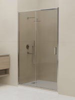 Душевая дверь в нишу RGW Passage CL-13 профиль хром, стекло серое