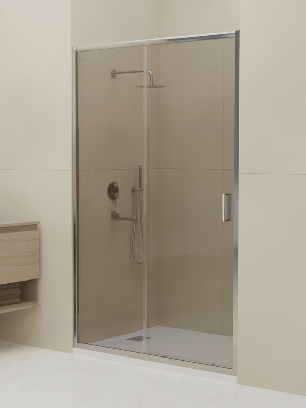 Душевая дверь в нишу RGW Passage CL-13 профиль хром, стекло серое