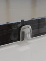 Душевая дверь в нишу RGW Passage CL-13 профиль хром, стекло серое